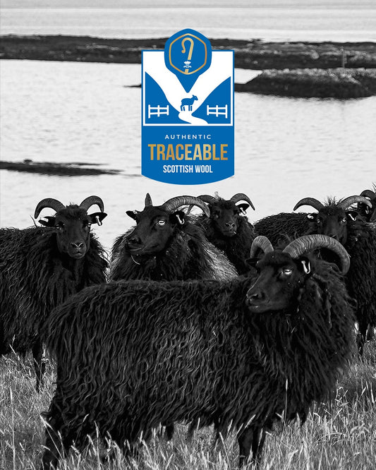 Birlinn Yarn receives British Wool traceable Scottish Wool mark.