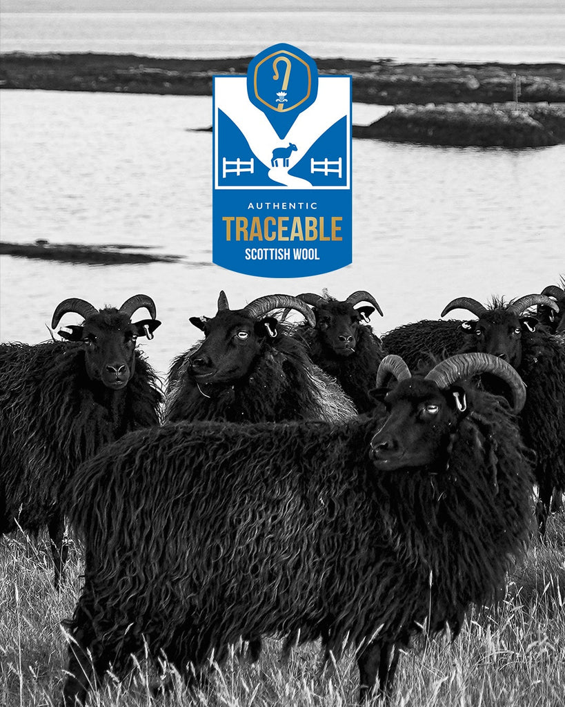 Birlinn Yarn receives British Wool traceable Scottish Wool mark.