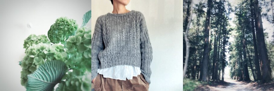 In conversation with Rie Okamoto - knitting in Japan and her Icicle Ice Sweater.