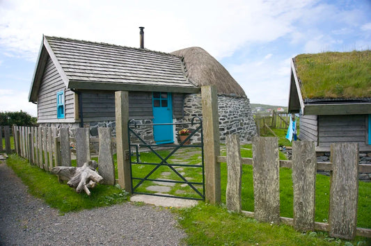 Thatching Lamraig Cottage, Isle of Berneray, Outer Hebrides