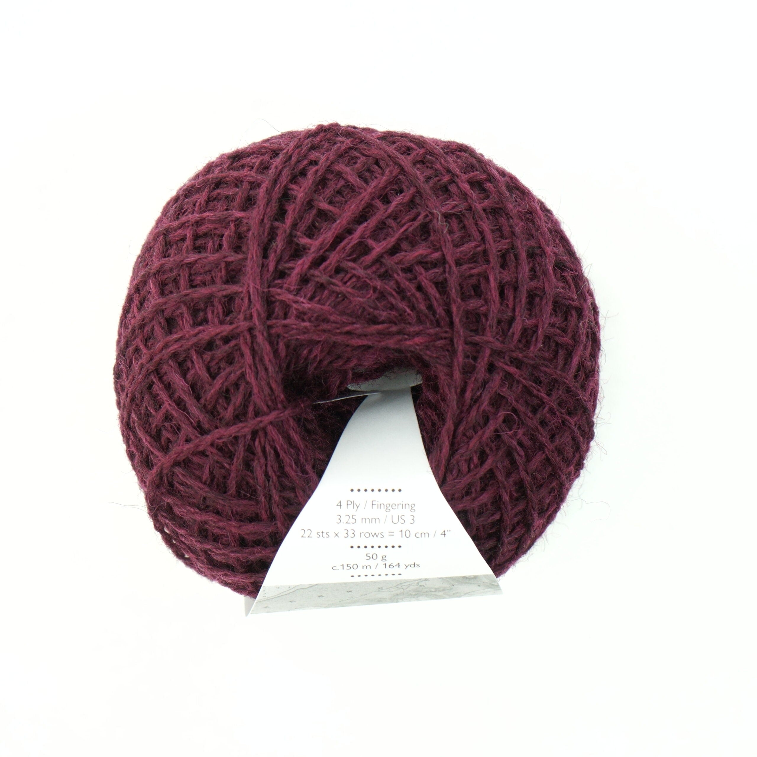 ball of Dulse from above: A winey purple with a lot of depth