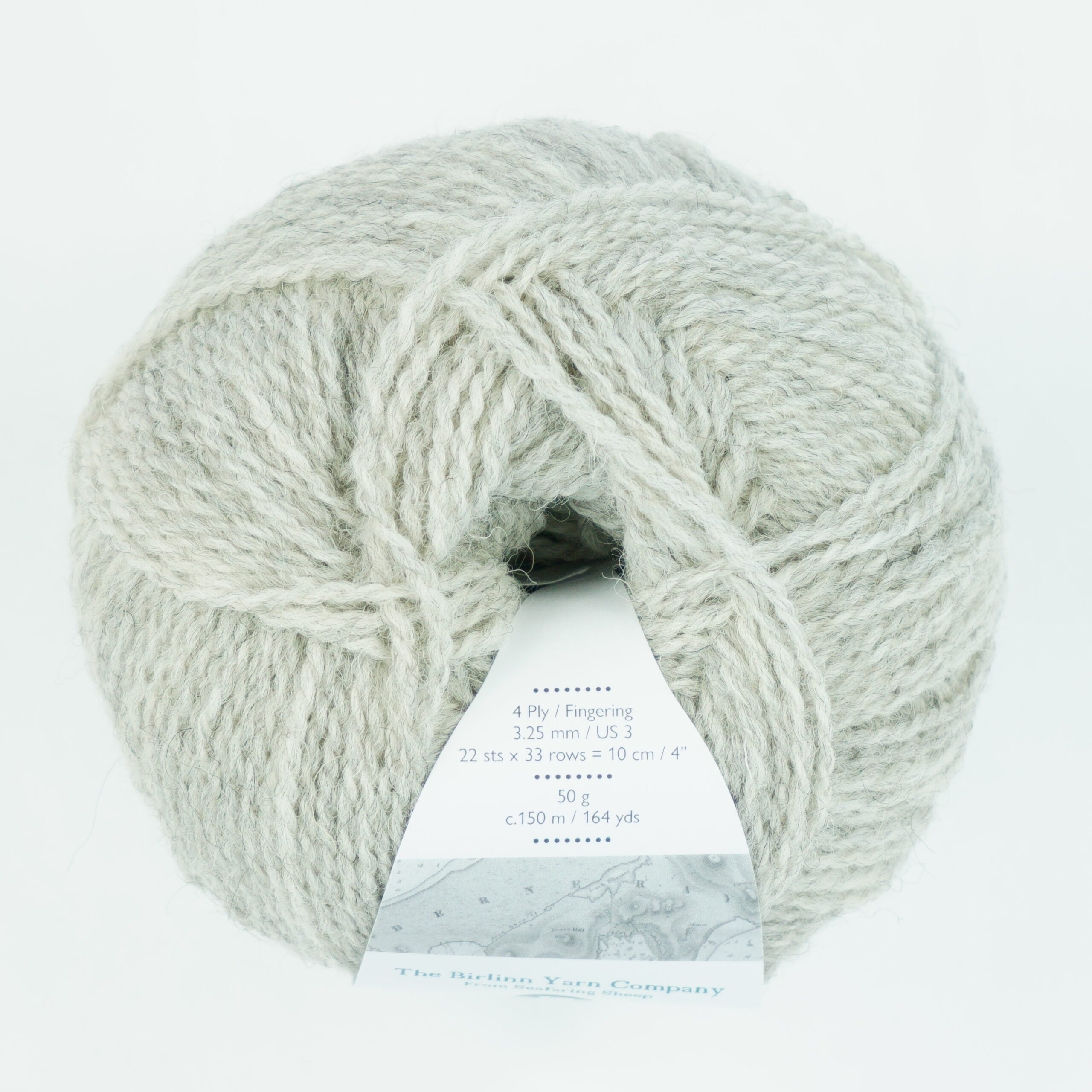 ball of Sea Mist from above: a pale grey