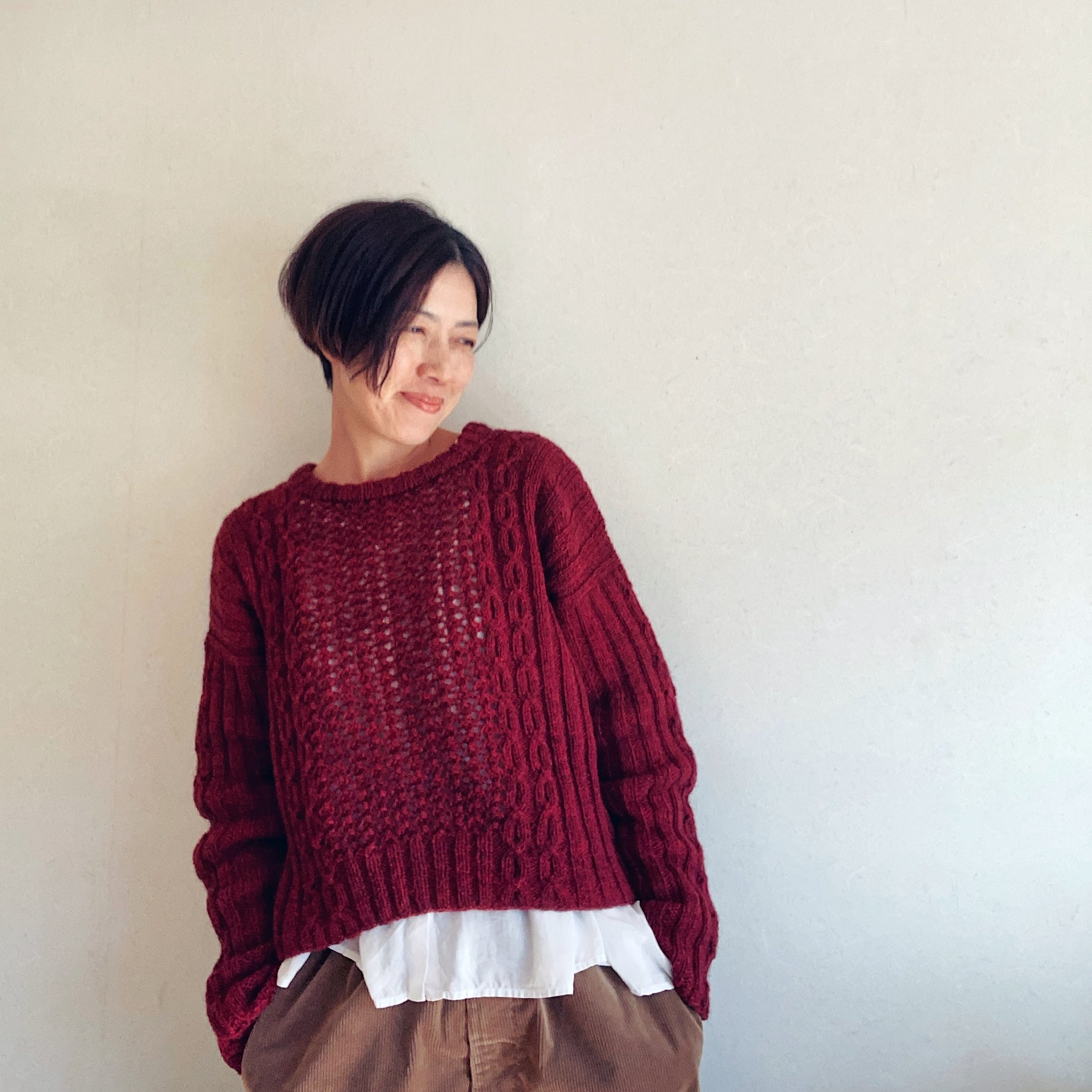 Icicle Ice Sweater by Rie Okamoto