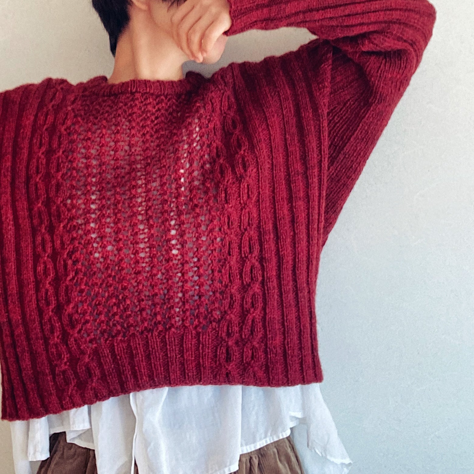 Icicle Ice Sweater by Rie Okamoto