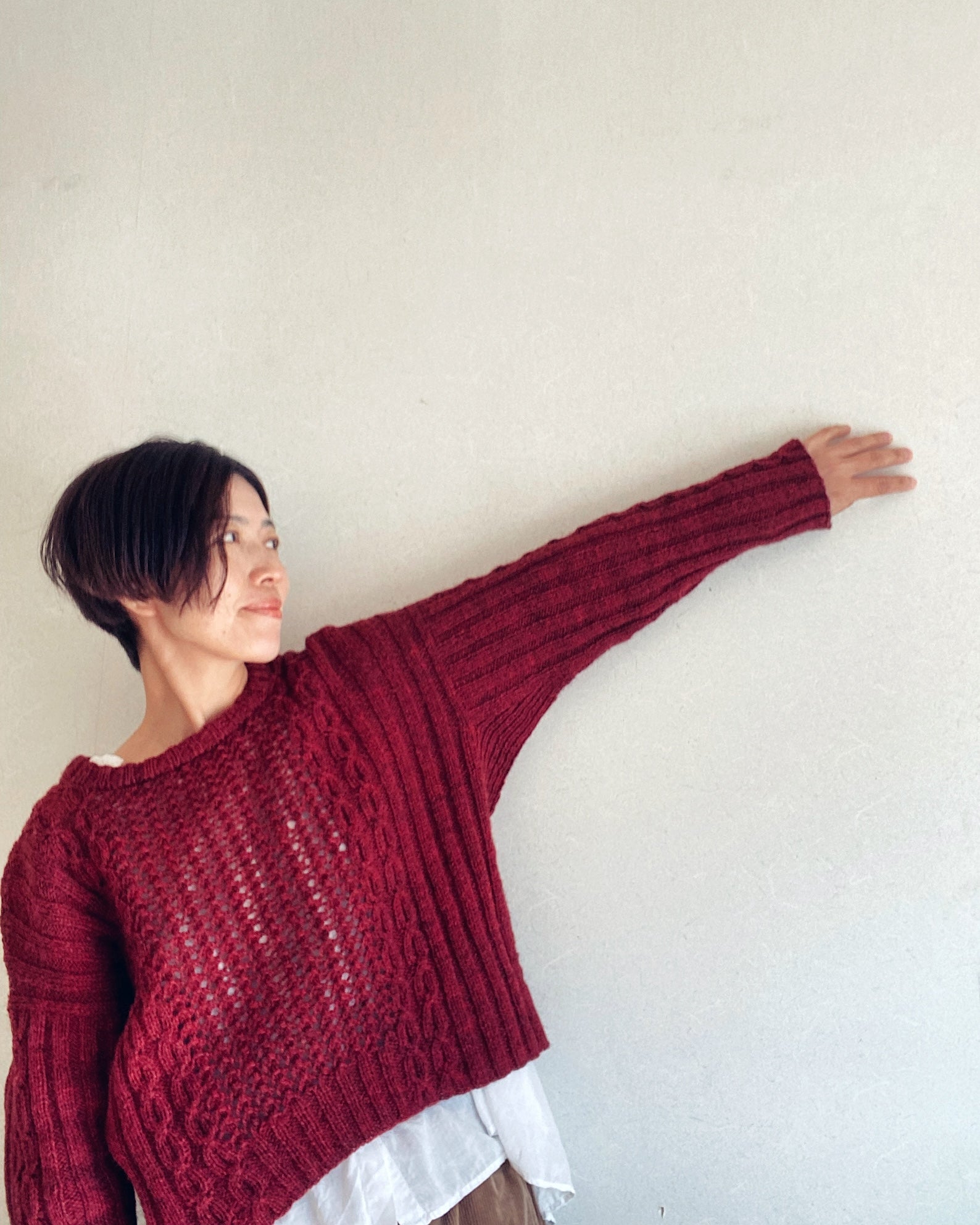 Icicle Ice Sweater by Rie Okamoto
