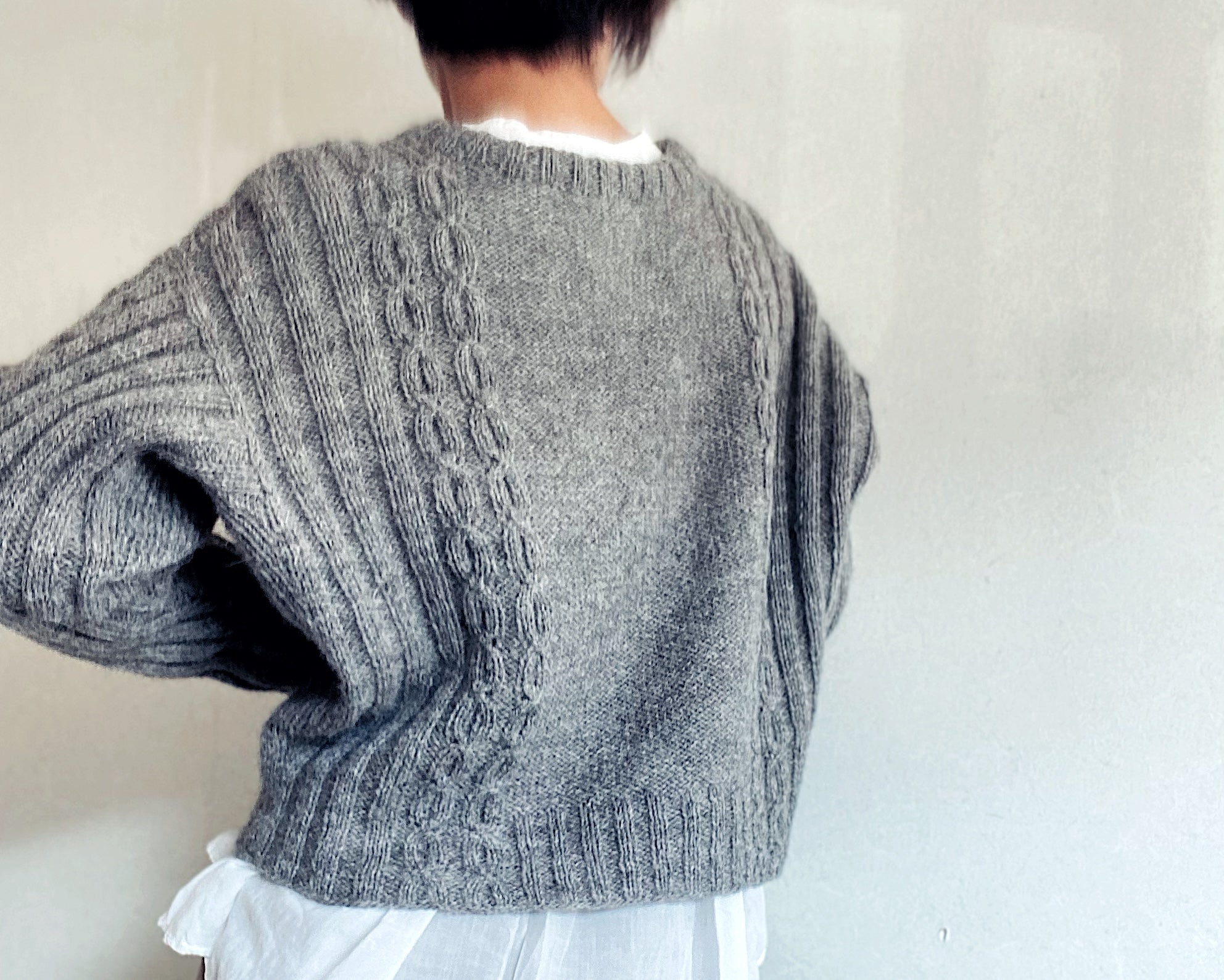 Icicle Ice Sweater by Rie Okamoto